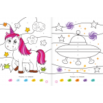 Первая раскраска по номерам. 