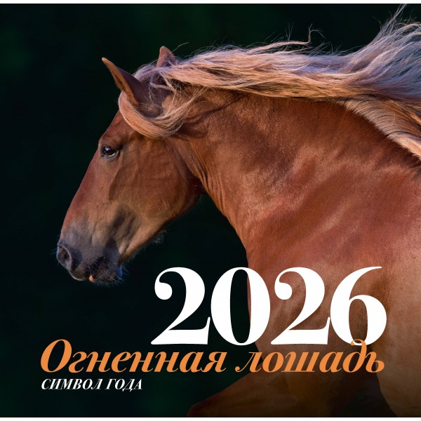 Огненная лошадь. Настенный календарь на 2026 год.