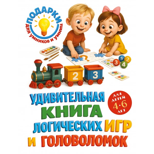 Удивительная книга логических игр и головоломок: для детей 4-6 лет. Ю.С. Василюк