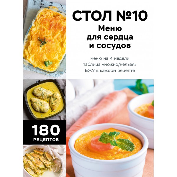 Стол №10. Меню для сердца и сосудов. Стол №10. Меню для сердца и сосудов.
