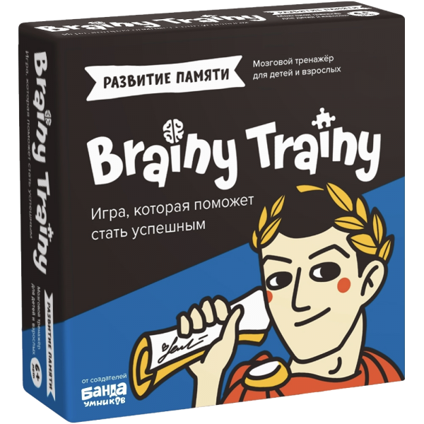 Настольная игра Brainy Trainy «Развитие памяти». Банда умников