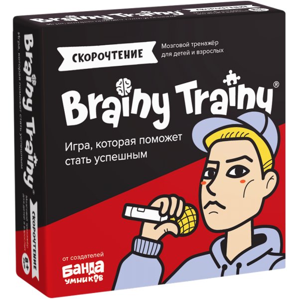 Настольная игра Brainy Trainy «Скорочтение». Банда умников